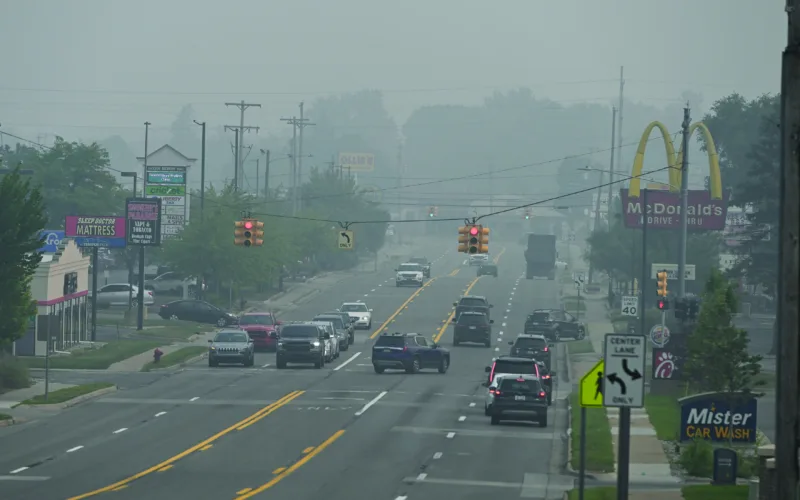 Canadian wildfire smoke turns air hazardous in the US Midwest